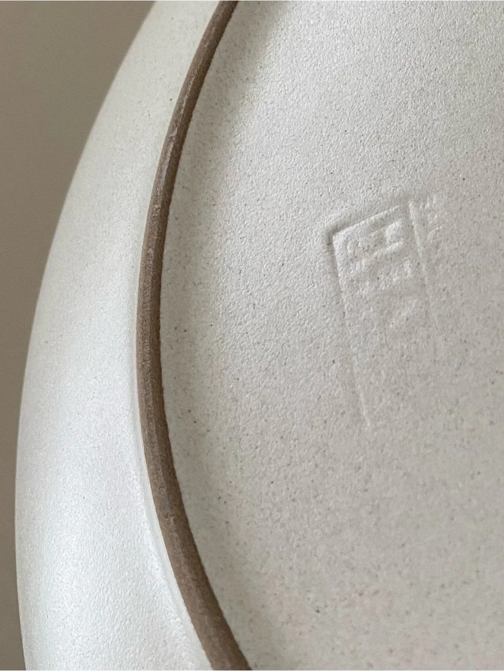 $58 New Heath Ceramics Sand Color Coupe Dinner Plate 11'' Diameter 0720-7